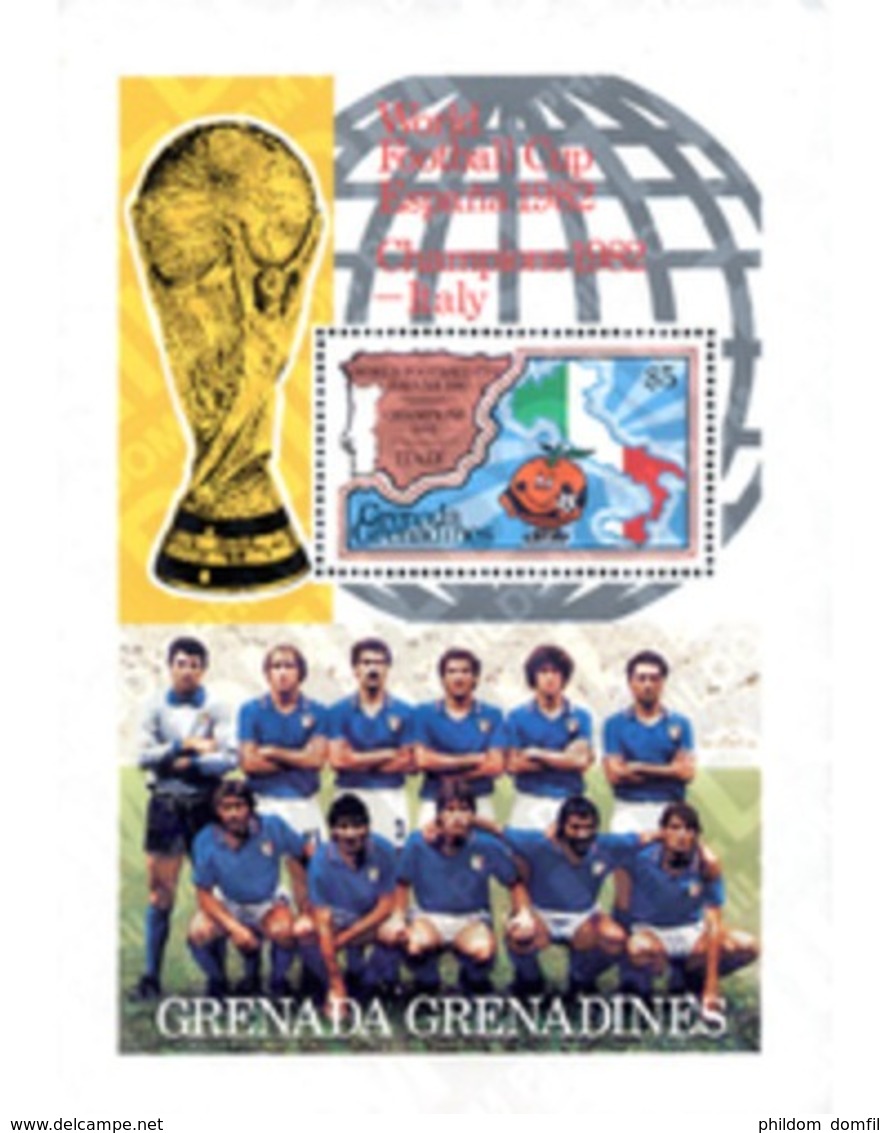 Ref. 31912 * MNH * - GRENADA GRENADINES. 1982. FOOTBALL WORLD CUP. SPAIN-82. Winner . COPA DEL MUNDO DE FUTBOL. ESPAÑA- - 1982 – Espagne