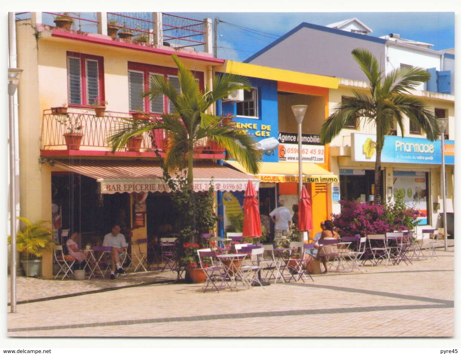 PHOTO DE COMMERCES A LA MARTINIQUE 15 X 11 CM - Lieux