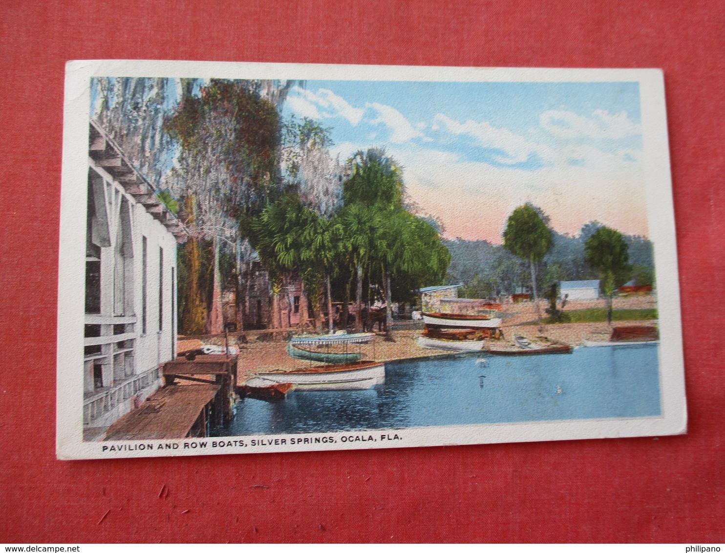 Pavilion & Row Boats  Ocala - Florida > Silver Springs Ref 3341 - Silver Springs