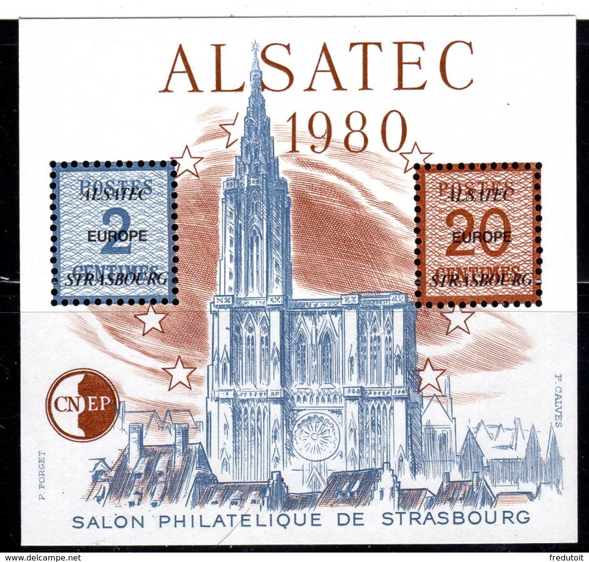 FRANCE - BLOC CNEP - N° 1 ** (1980) Alsatec - CNEP