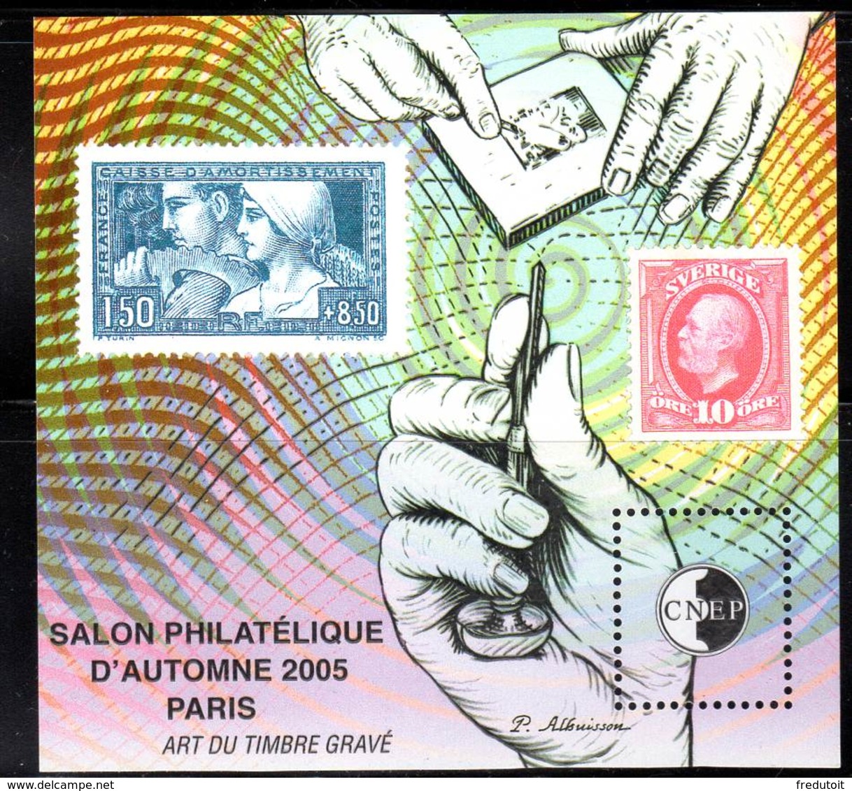 FRANCE - BLOC CNEP - N° 44 ** (2005) PARIS-ART Du Timbre Gravé - CNEP