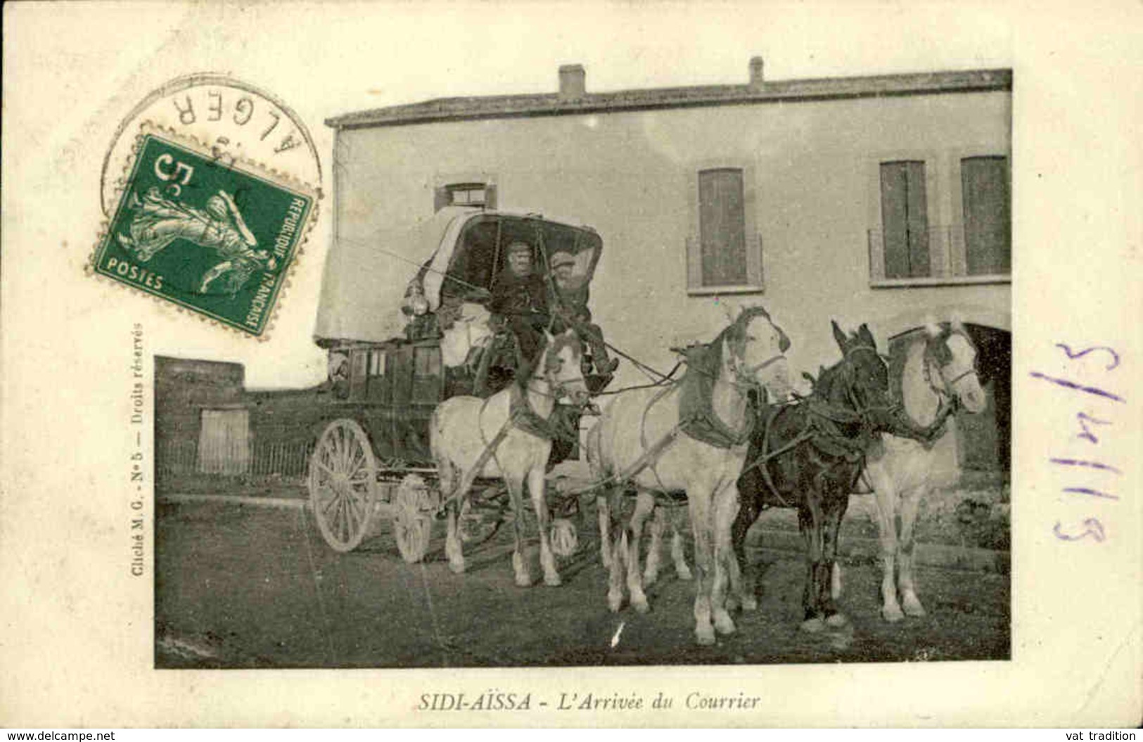 ALGÉRIE - Carte Postale - Sidi AÏssa - L 'Arrivée Du Courrier - L 29409 - Autres & Non Classés