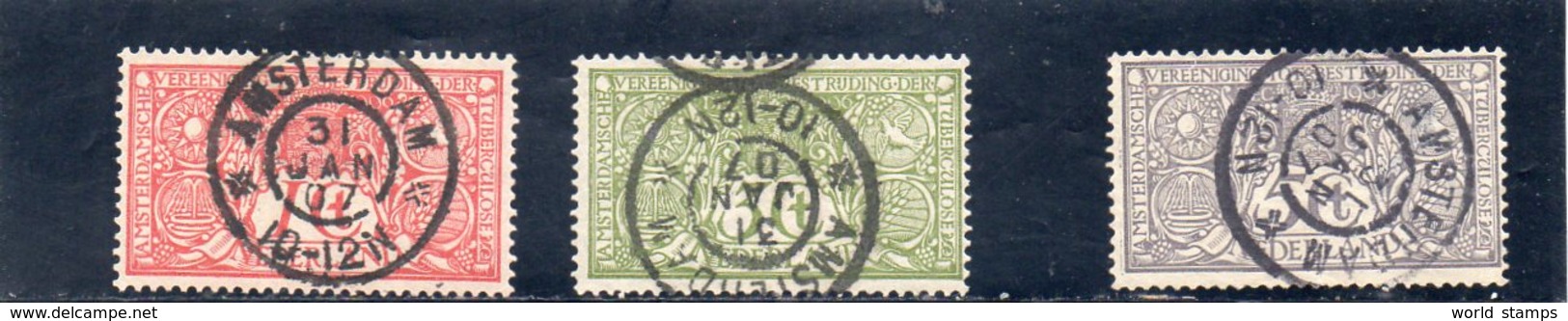 PAYS BAS 1906 O - Oblitérés