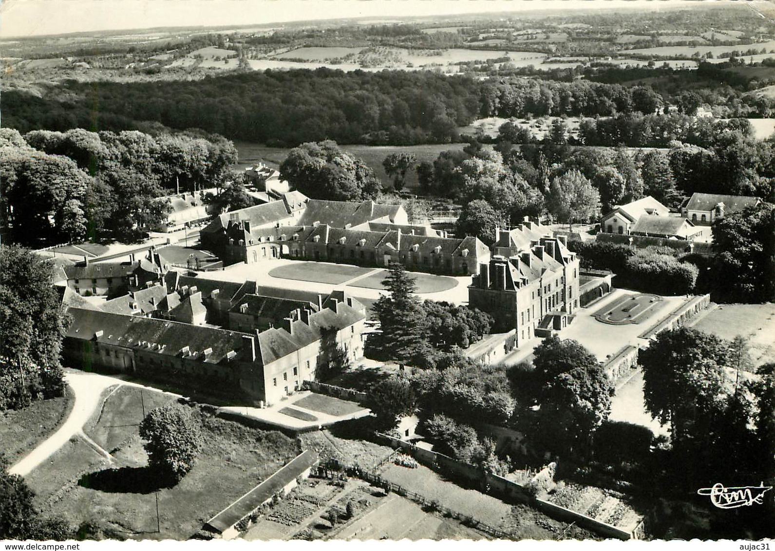 Dép 61 - Hippisme - Haras Du Pin - Le Pin Au Haras - Vue Générale - Semi Moderne Grand Format - état - Autres & Non Classés