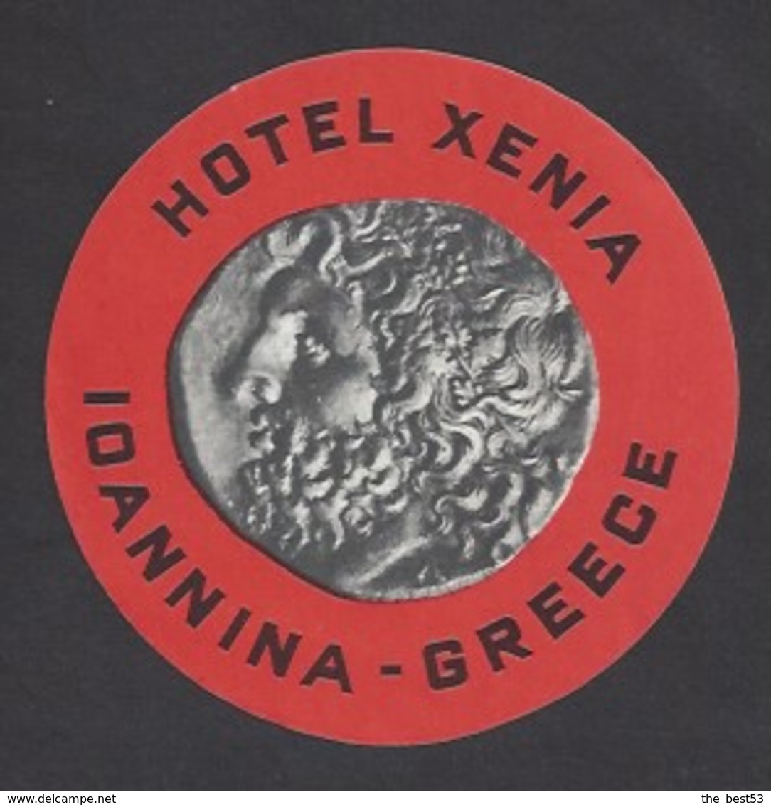 étiquette Valise  -  Hôtel Xenia à  Ioannina  Grèce - Etiquettes D'hotels