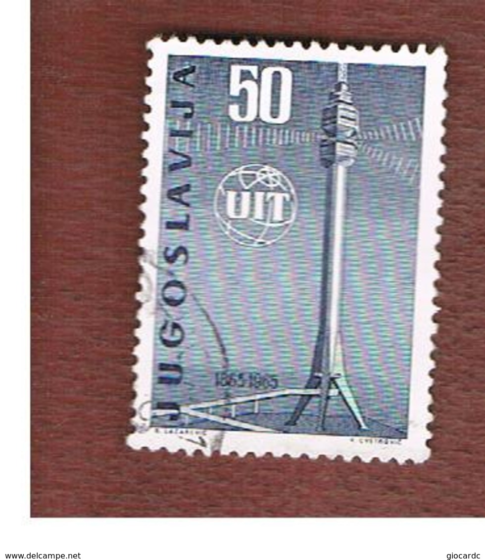 JUGOSLAVIA (YUGOSLAVIA)   - SG 1155  -    1965 UIT CENTENARY -   USED - Usati