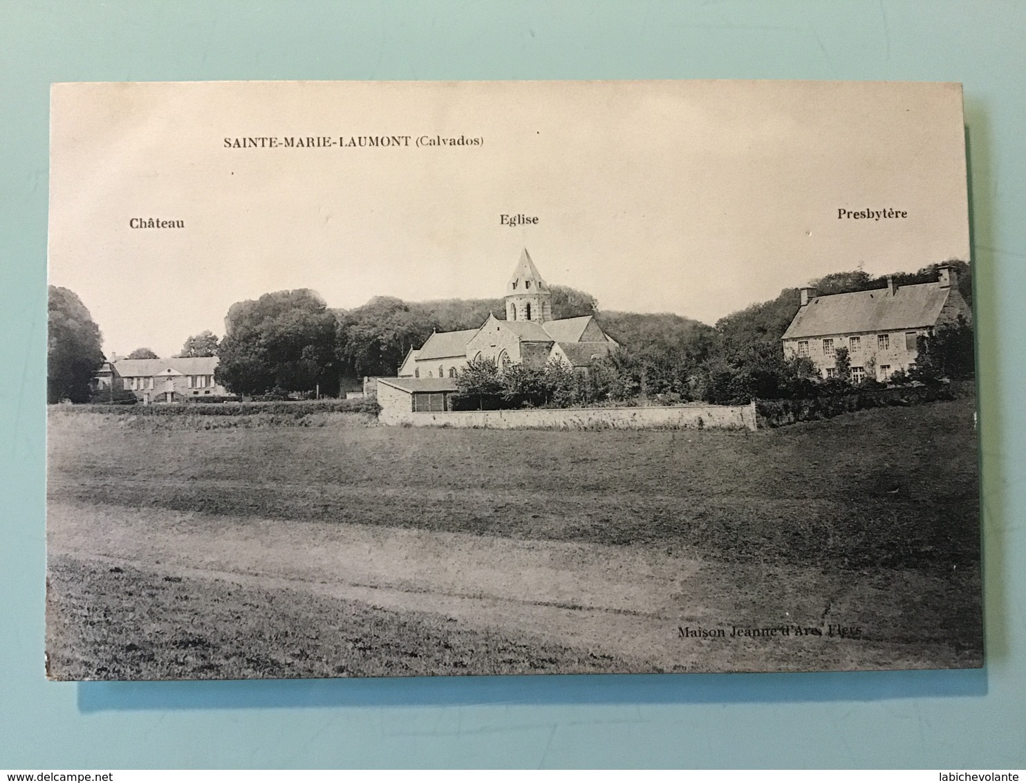 SAINTE-MARIE-LAUMONT ( Calvados) - Château - Eglise - Presbytère - Autres & Non Classés