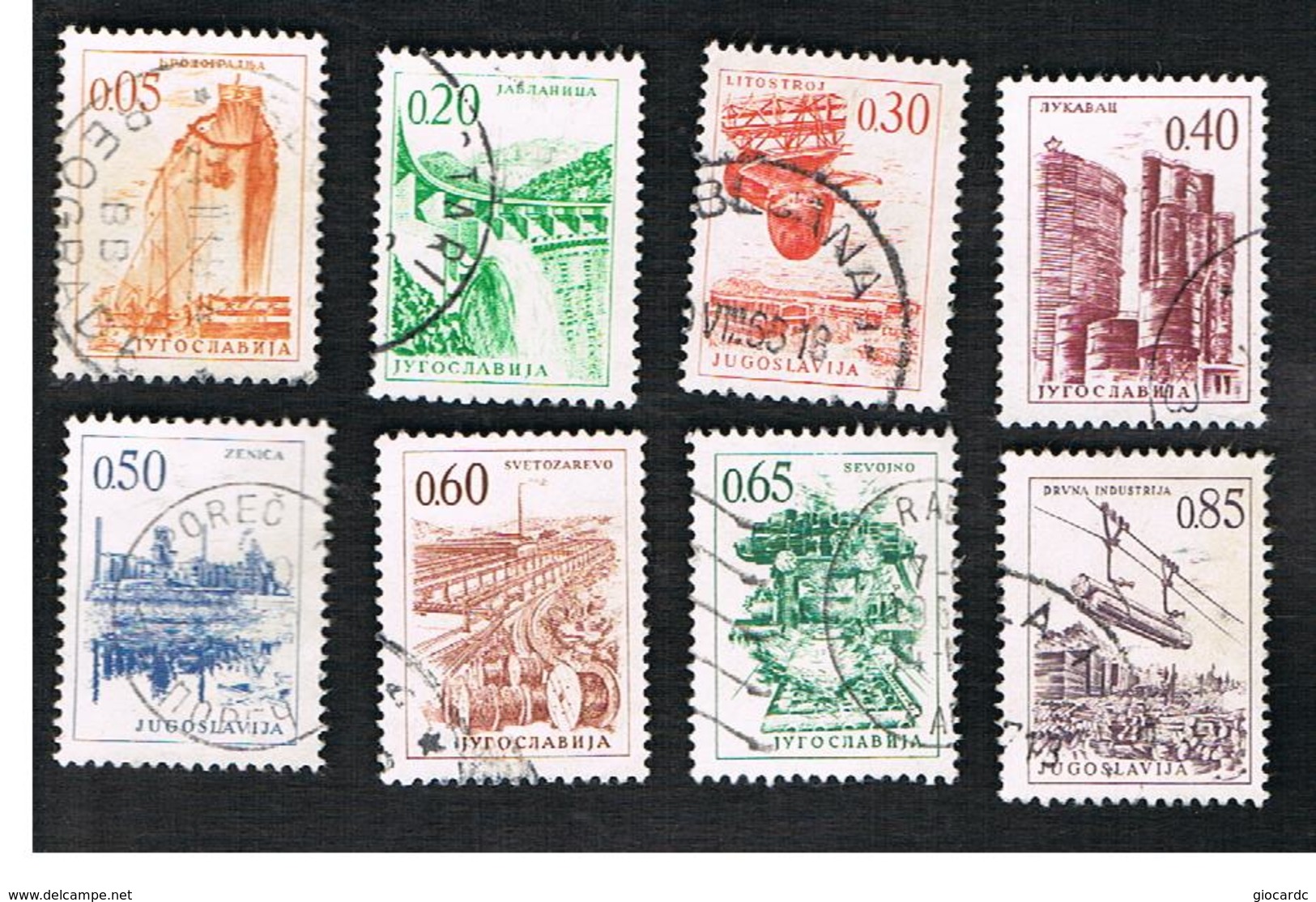 JUGOSLAVIA (YUGOSLAVIA)   - SG 1194.1203  -    1966  DEFINITIVE    USED - Usati