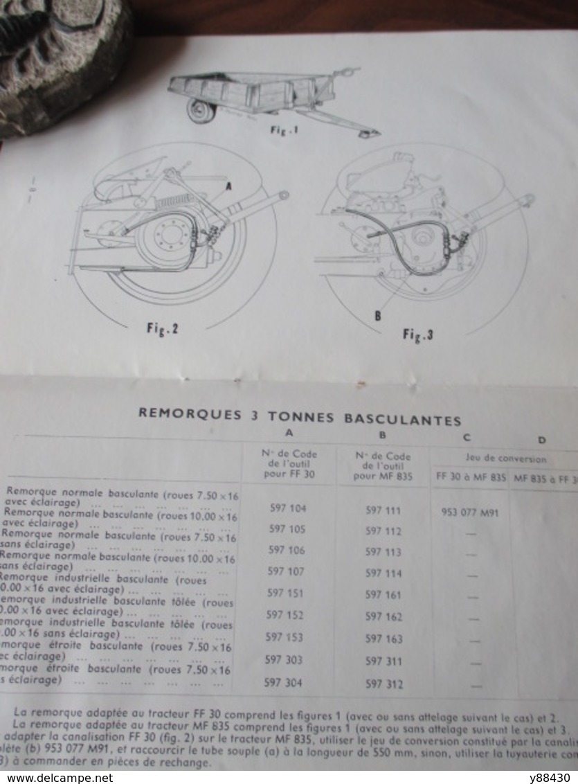 Livret pour ADAPTATION DES OUTILS ET ACCESSOIRES  des années 50 - MASSEY FERGUSON - 32 pages - 17 photos