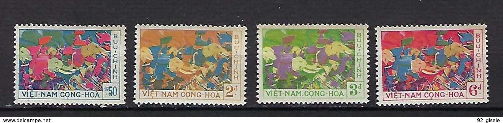 Viet-Sud YT 106 à 109 " Soeurs Trung " 1959 Neuf** MNH - Vietnam