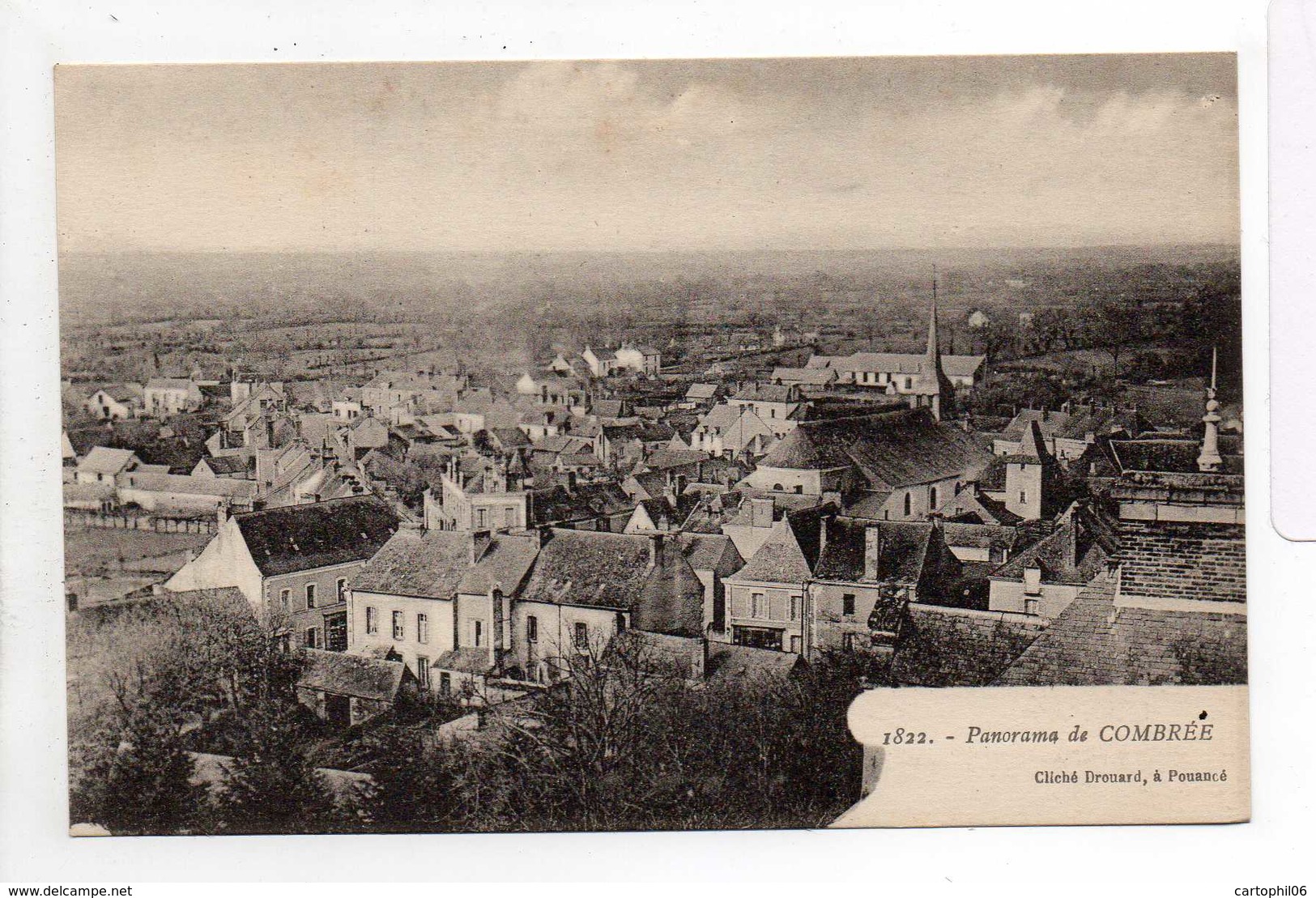 - CPA COMBREE (49) - Panorama - Cliché Drouard 1822 - - Sonstige & Ohne Zuordnung