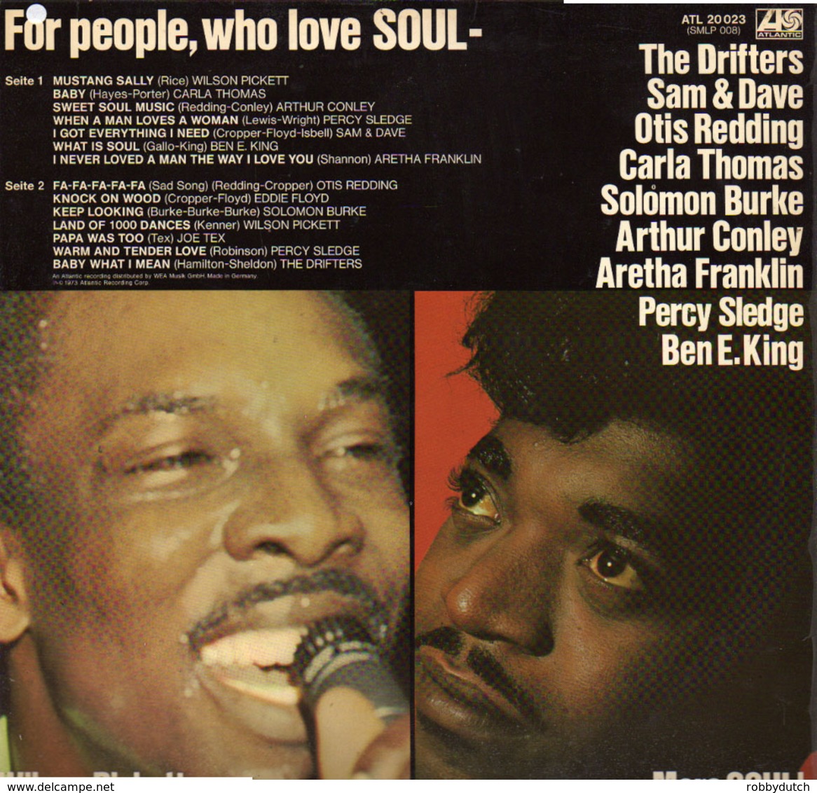 * LP *  THATŚ SOUL - WILSON PICKETT, ARTHUR CONLEY, SAM & DAVE, OTIS REDDING, ARETHA FRANKLIN A.o. - Soul - R&B