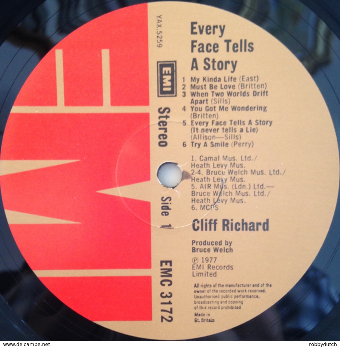 * LP *  CLIFF RICHARD - EVERY FACE TELLS A STORY (England 1977) - Disco, Pop