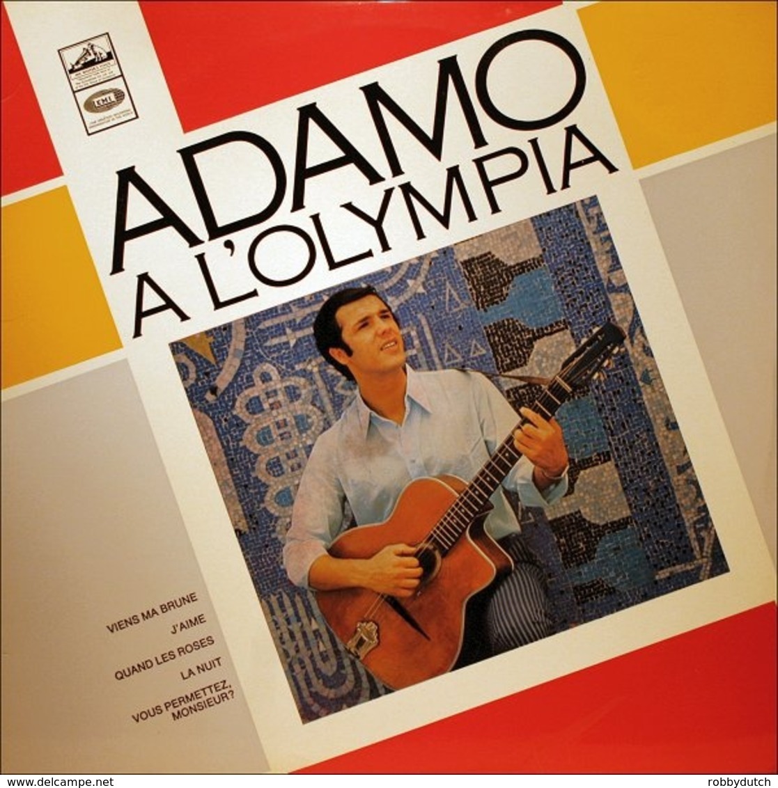 * LP *  ADAMO A L' OLYMPIA (Holland 1965) - Autres - Musique Française