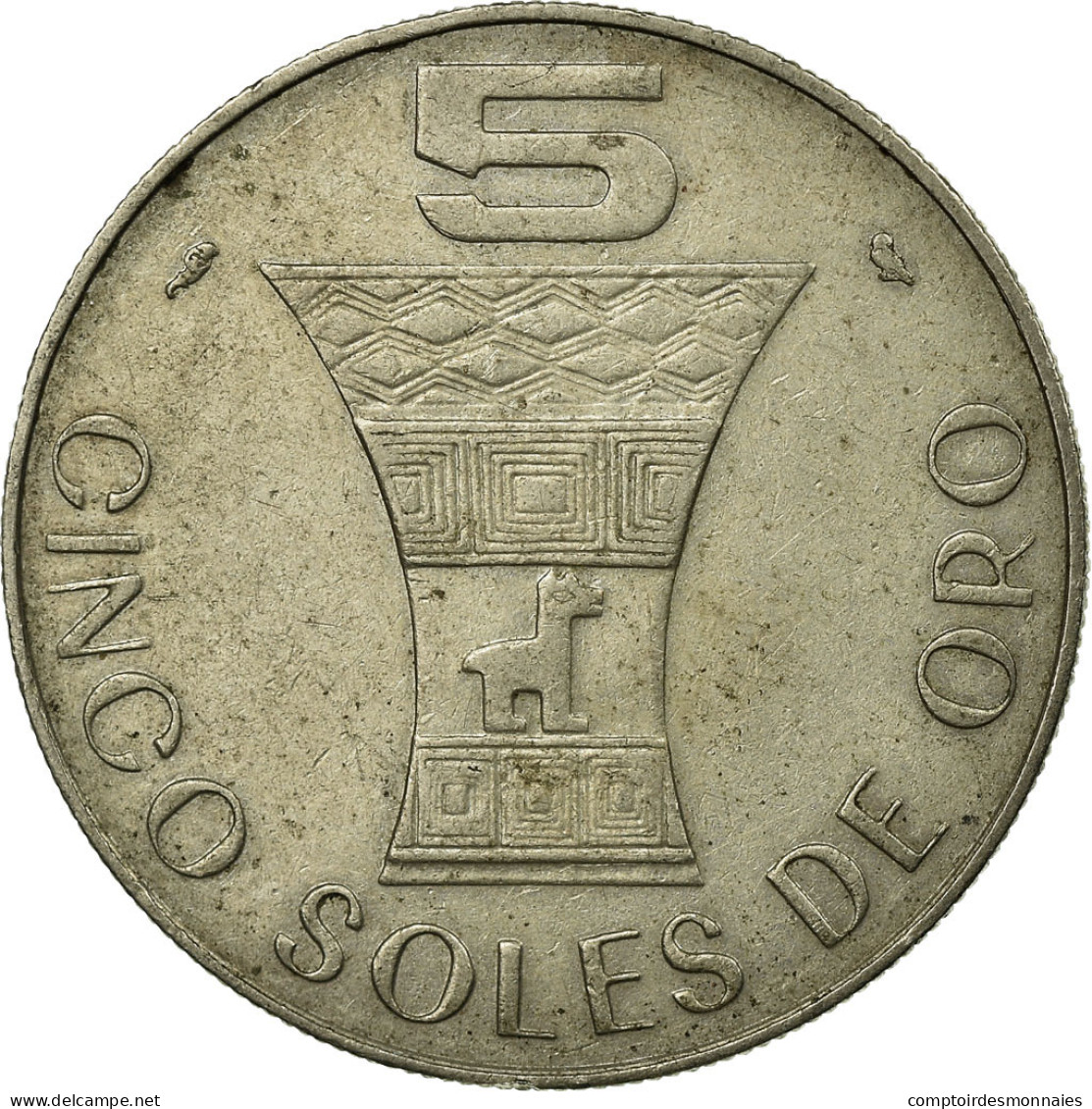 Monnaie, Pérou, 5 Soles, 1969, Paris, TTB, Copper-nickel, KM:252 - Peru