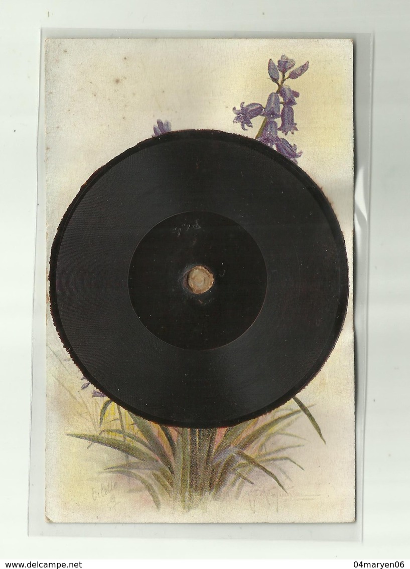 -*- 1 X  CP-  DISQUE  *-----TUCK'S GRAMOPHONE RECORD POSTCARD  . - Autres & Non Classés