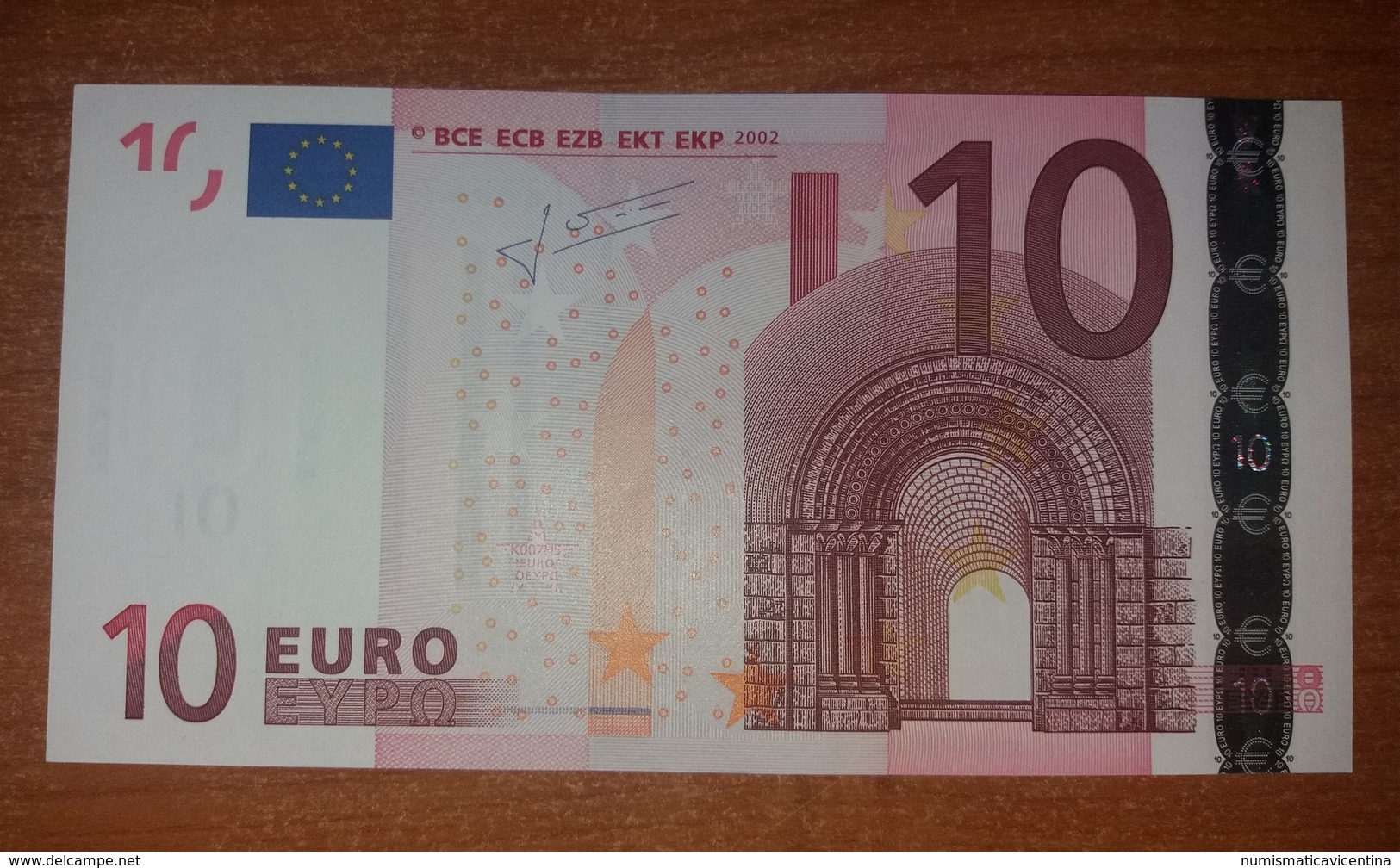 10 € Euro Irlanda Eire Ireland Firma Trichet  I° Tipo - 10 Euro