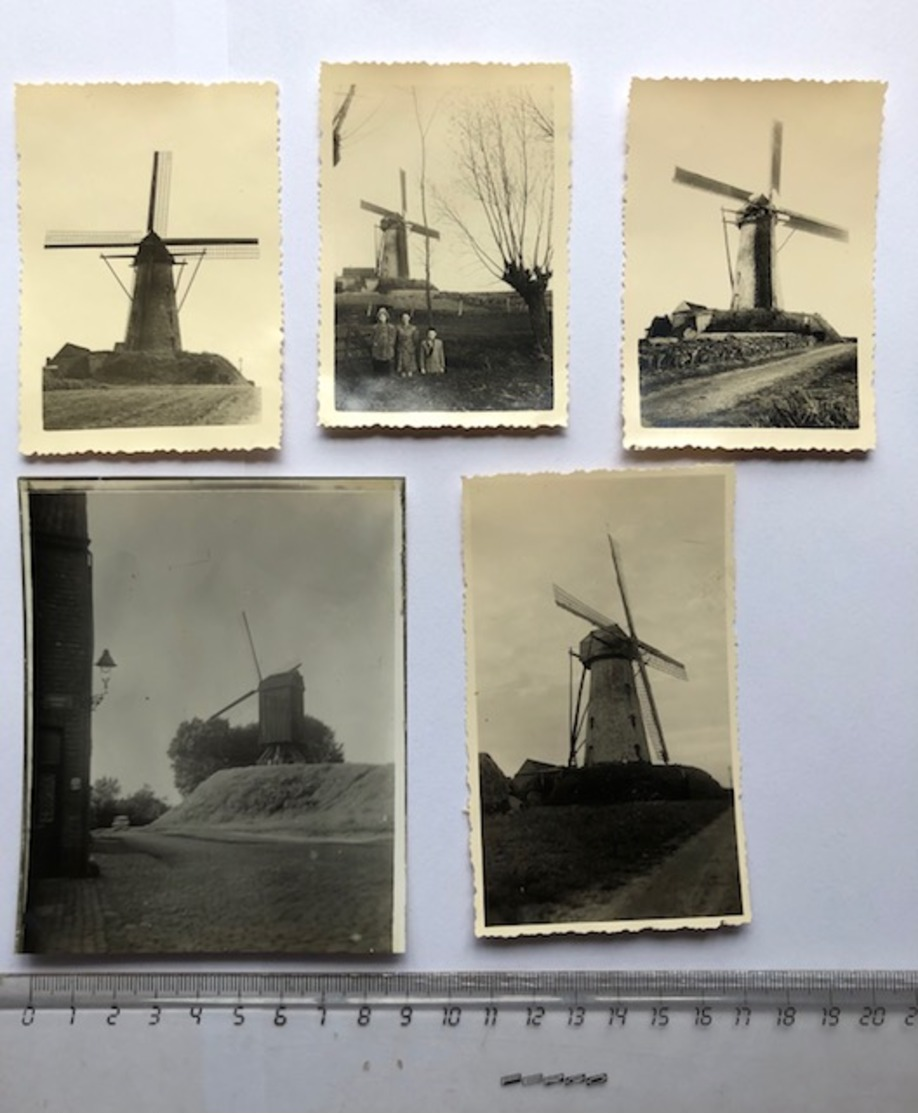 Molen Windmill Moulin 5 Kleine Fotos - A Identifier