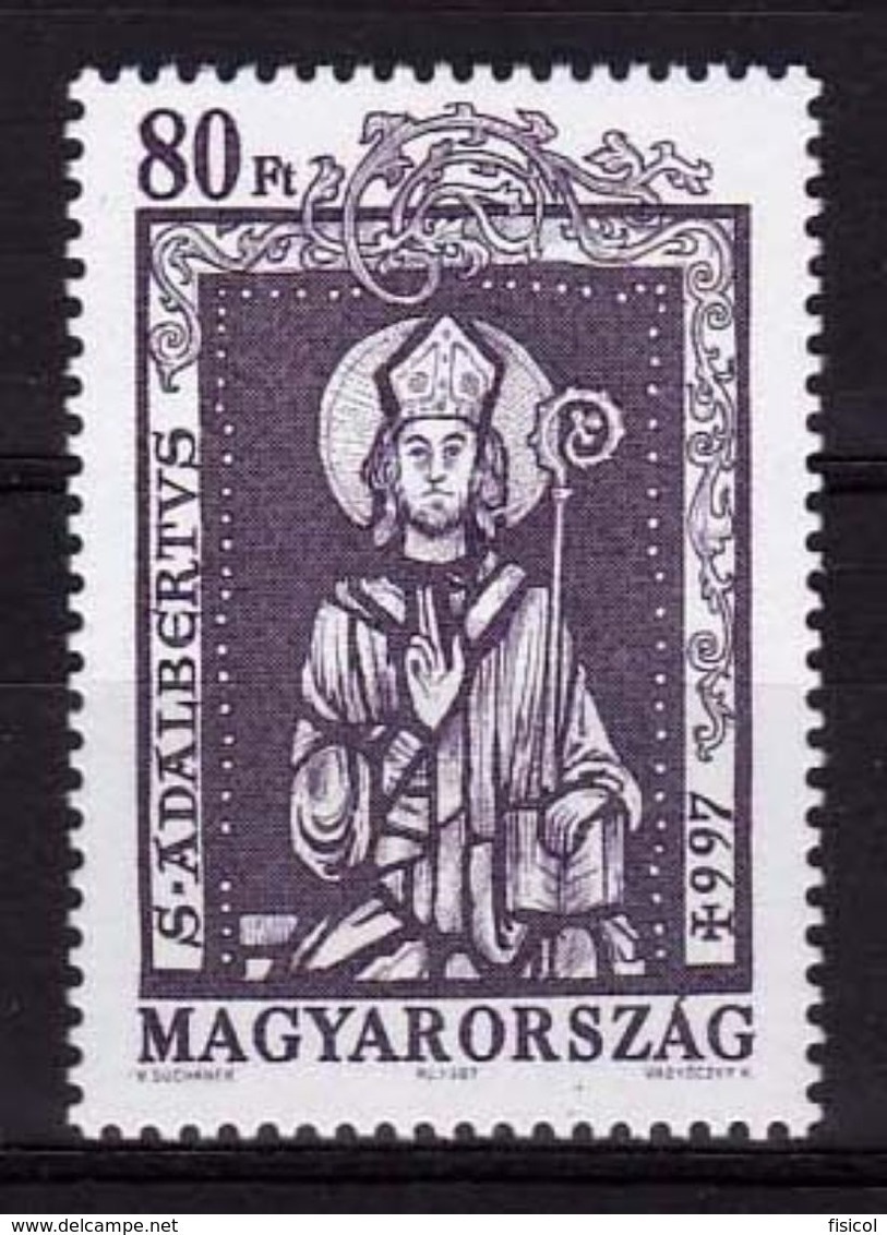 1997 - VATICANO - UNGHERIA, Sant'Adalberto, Emissione Congiunta - MNH ** - Emissioni Congiunte