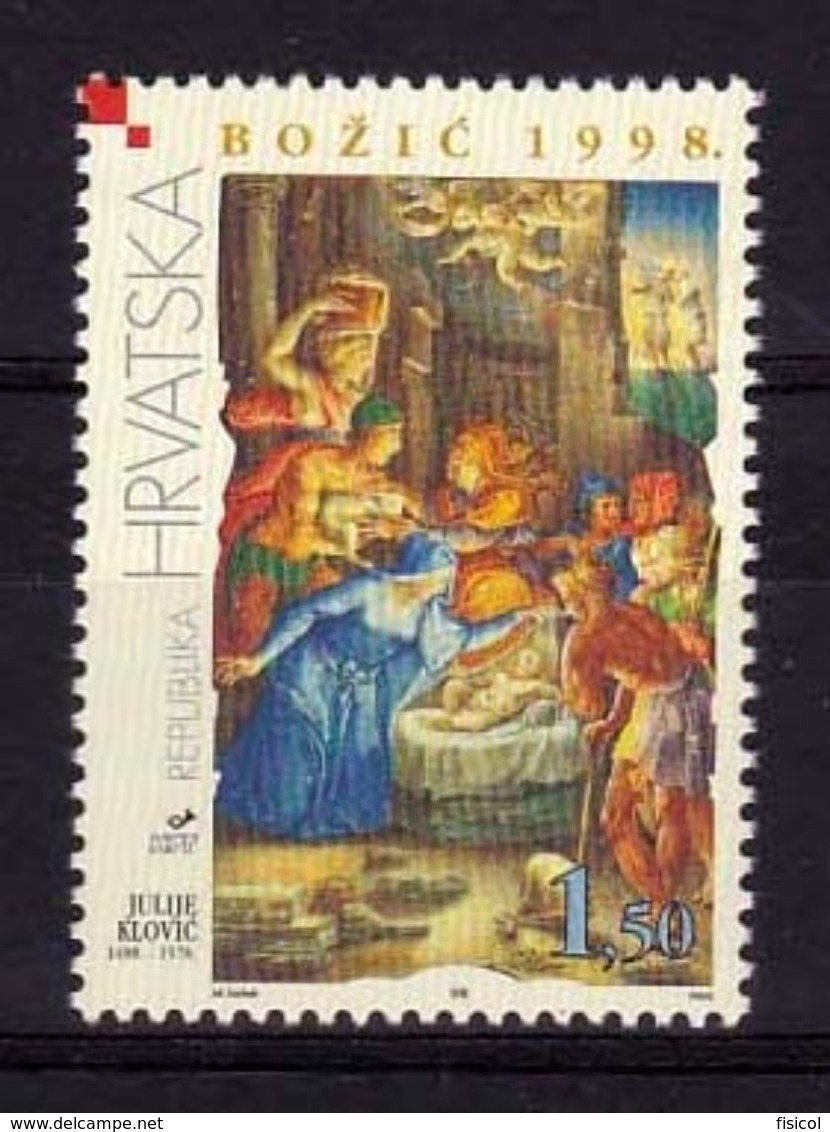 1998 - VATICANO-CROAZIA, Natale,  Emissione Congiunta - MNH ** - Emissioni Congiunte