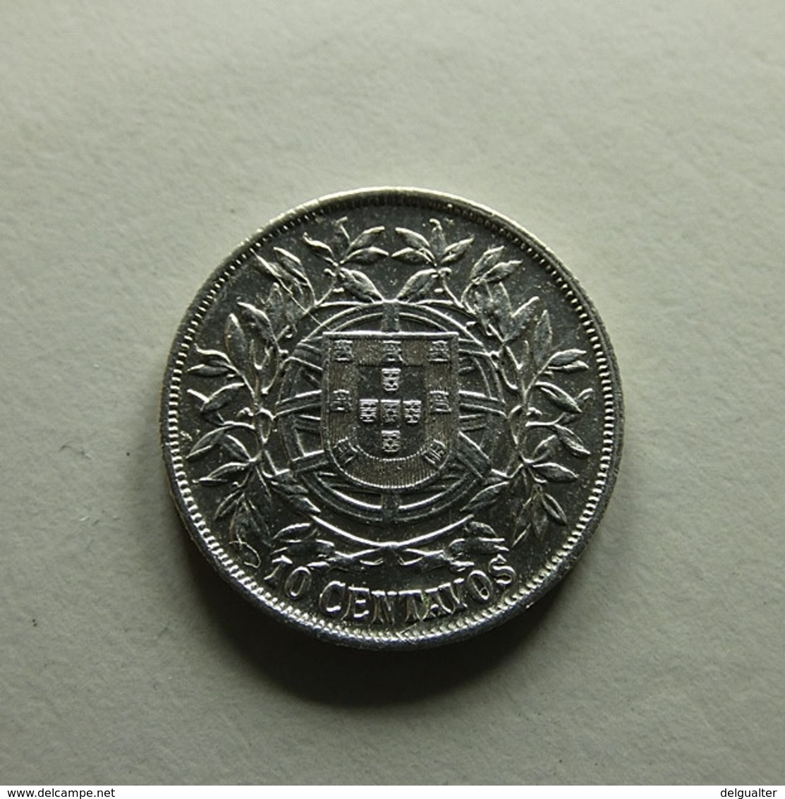 Portugal 10 Centavos 1915 Silver - Portogallo