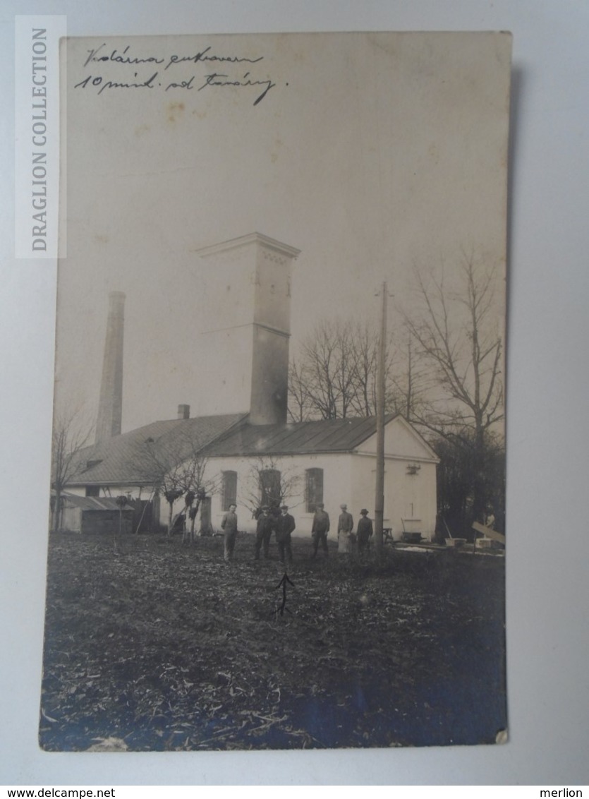 D163615  Old Photo Postcard  Bedihošť -(Olmütz) Cukrovar Kolárna - Sugar Refinery - Sent To Holoubkov  1914 - Czech Republic