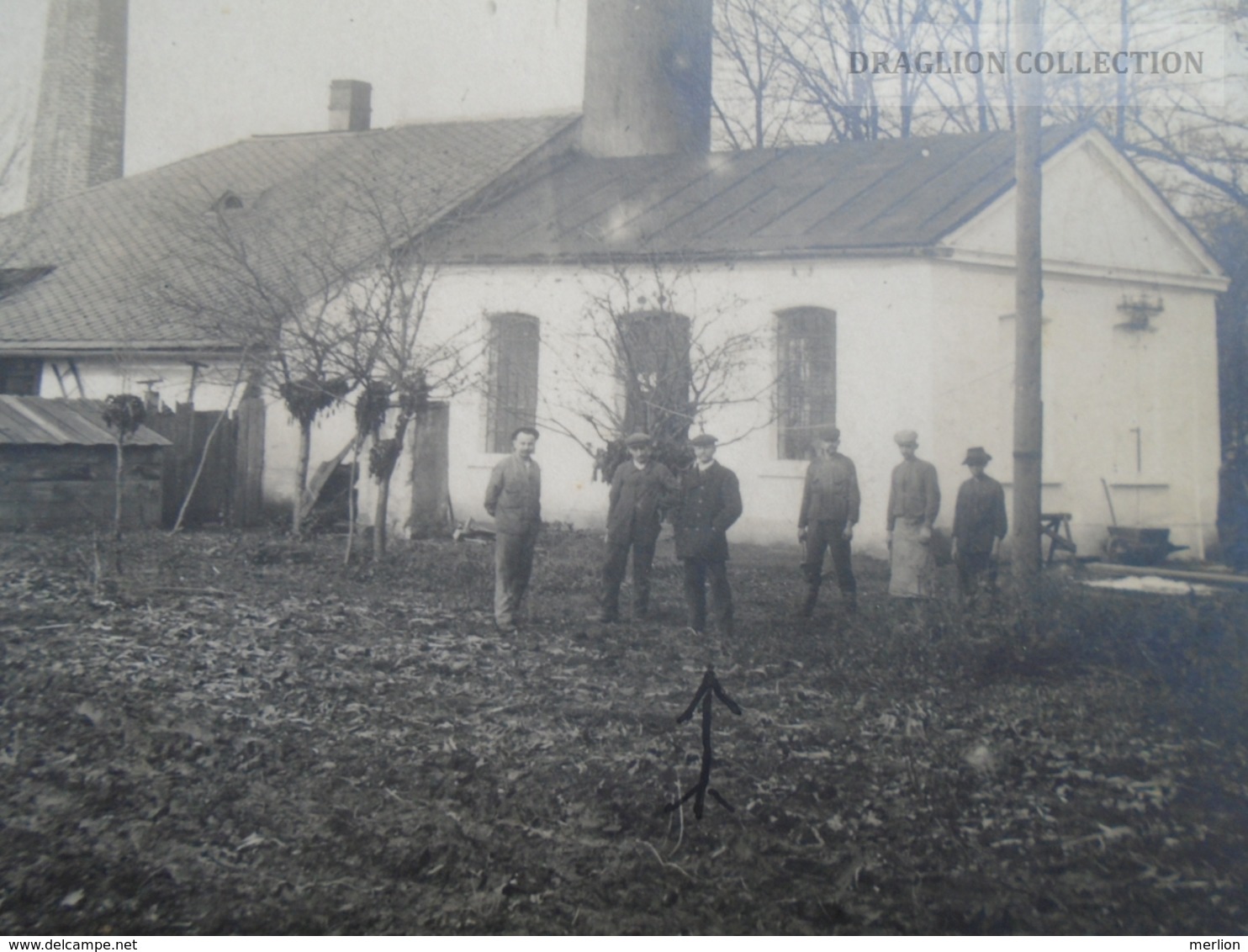 D163615  Old Photo Postcard  Bedihošť -(Olmütz) Cukrovar Kolárna - Sugar Refinery - Sent To Holoubkov  1914 - República Checa