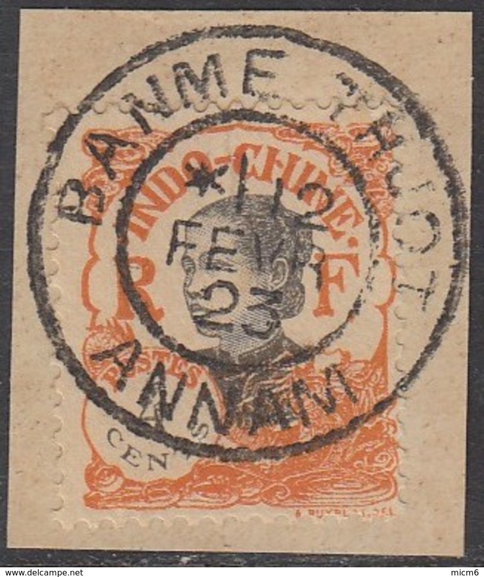 Indochine Province De L'Annam - Banme-Thuot Sur N° 103 (YT) N° 104 (AM). Oblitération De 1923. - Oblitérés