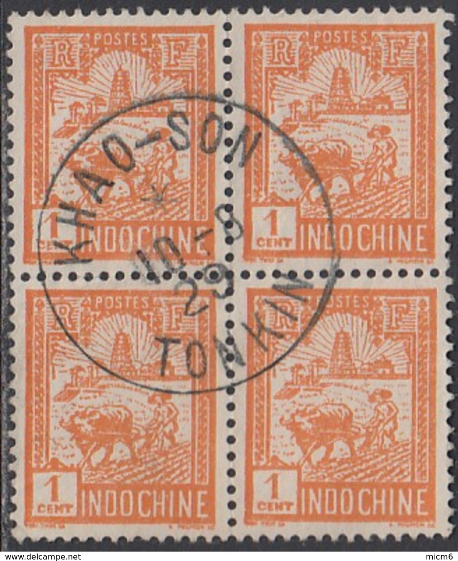 Indochine Province Du Tonkin - Khao-Son Sur N° 127 (YT) N° 122 (AM). Oblitération De 1929. - Oblitérés