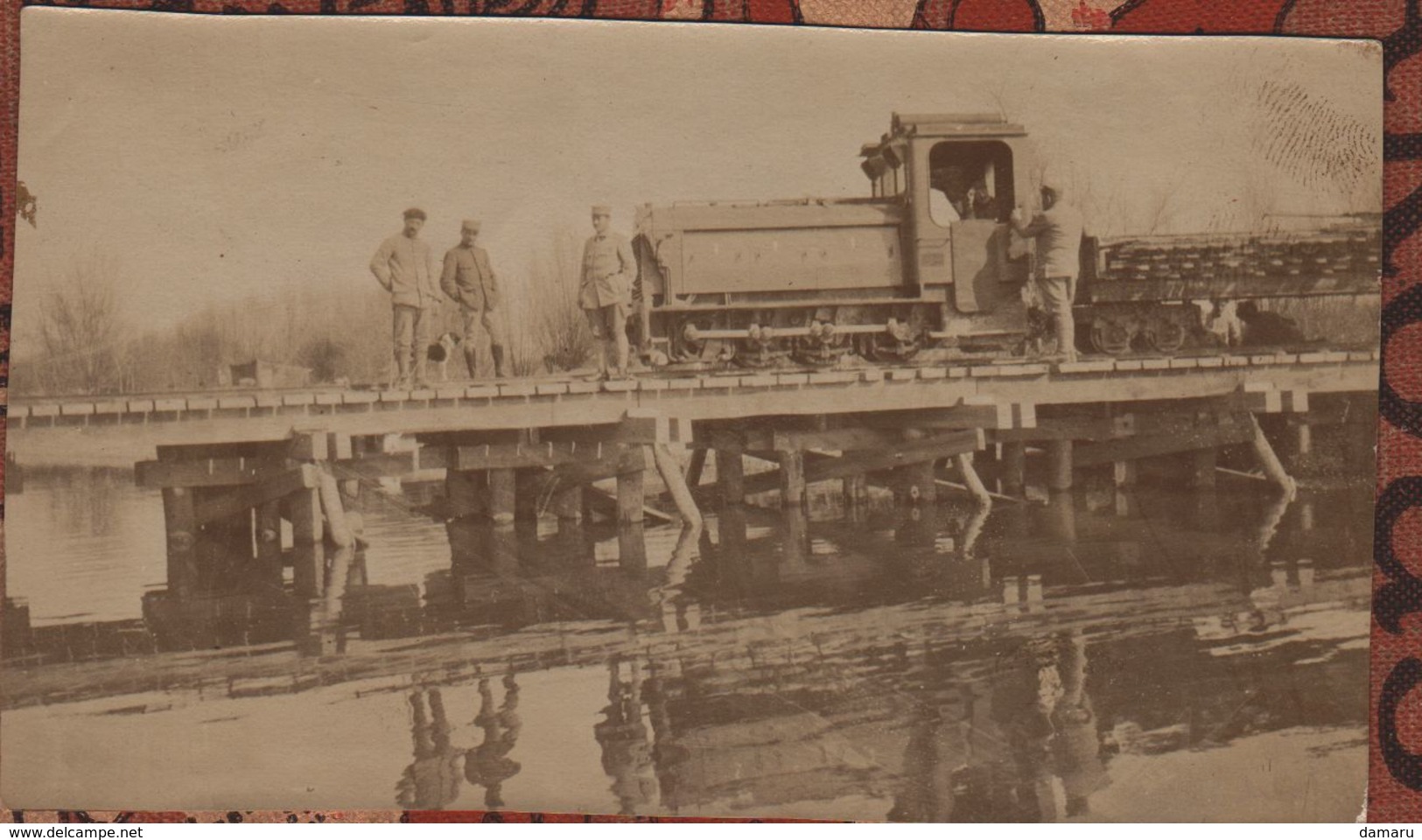 Guerre 1914 1918  Photo  Train Militaire à Pétrole Artillerie - 1914-18