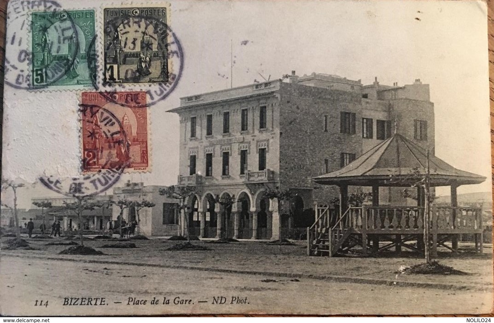 9 cpa TUNISIE,FERRYVILLE,SIDI-ABDALLAH BIZERTE (Régence de Tunis 1908)