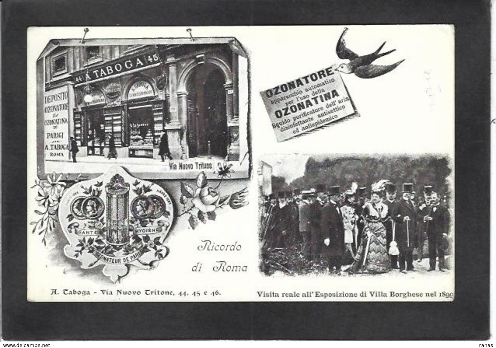 CPA Italie Italia Non Circulé Commerce Shop Devanture 1899 - Otros & Sin Clasificación