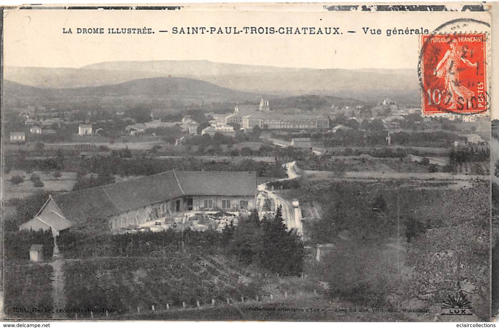 Saint Paul Des Trois Châteaux     26        Vue Générale     (Voir Scan) - Andere & Zonder Classificatie