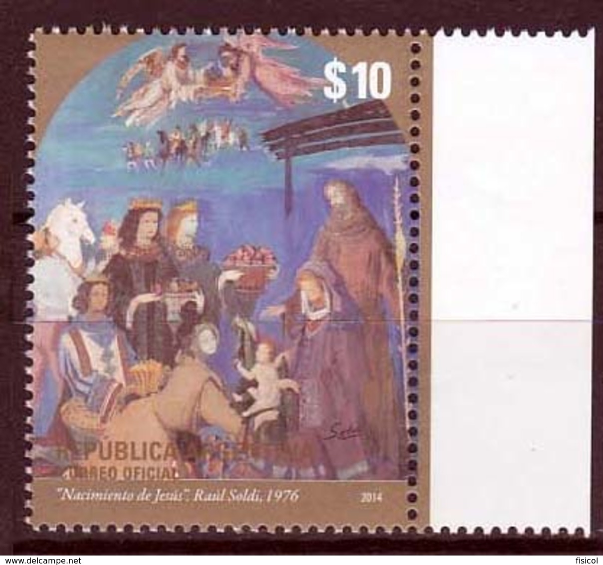 2014 - VATICANO-ARGENTINA - Natale - MNH ** - Emissioni Congiunte