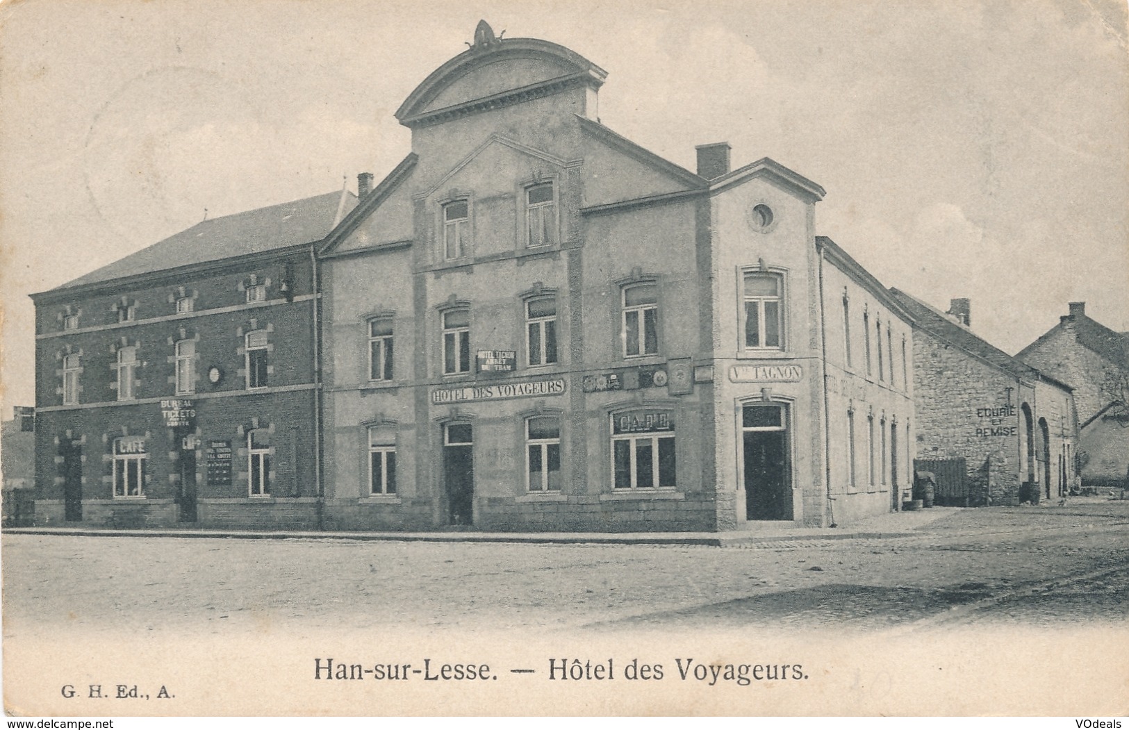 CPA - Belgique - Rochefort - Han-sur-Lesse - Hôtel Des Voyageurs - Rochefort