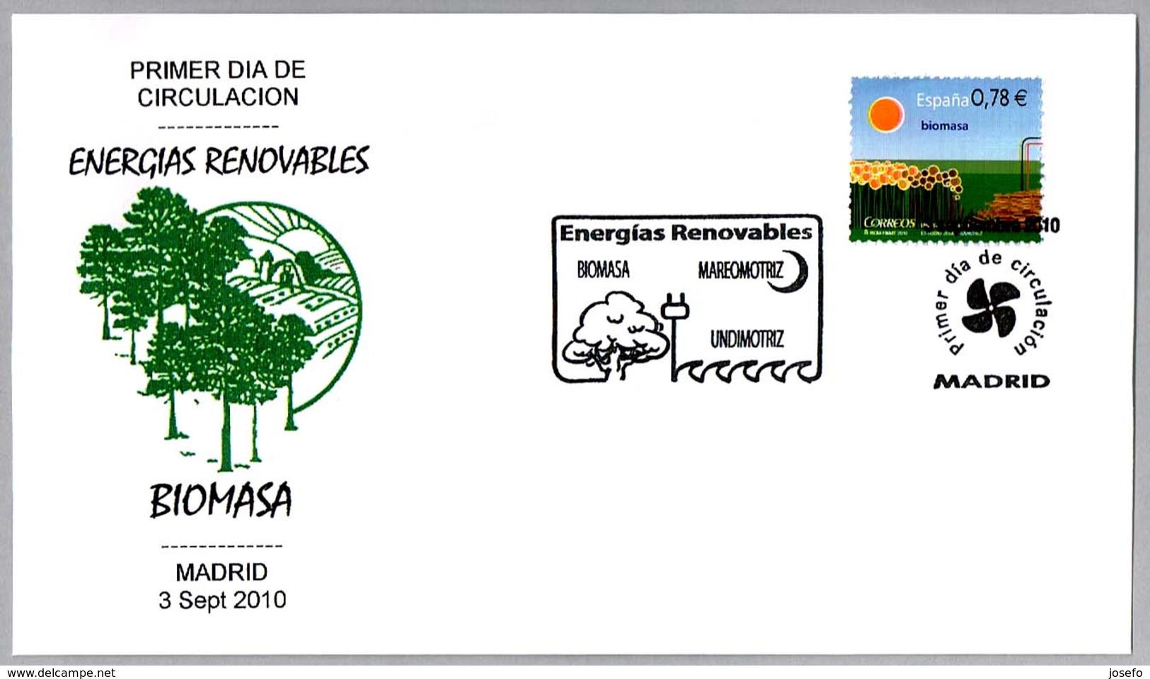 ENERGIAS RENOVABLES - BIOMASA. RENEWABLE ENERGIES - BIOMASS. SPD/FDC Madrid 2010 - Protección Del Medio Ambiente Y Del Clima