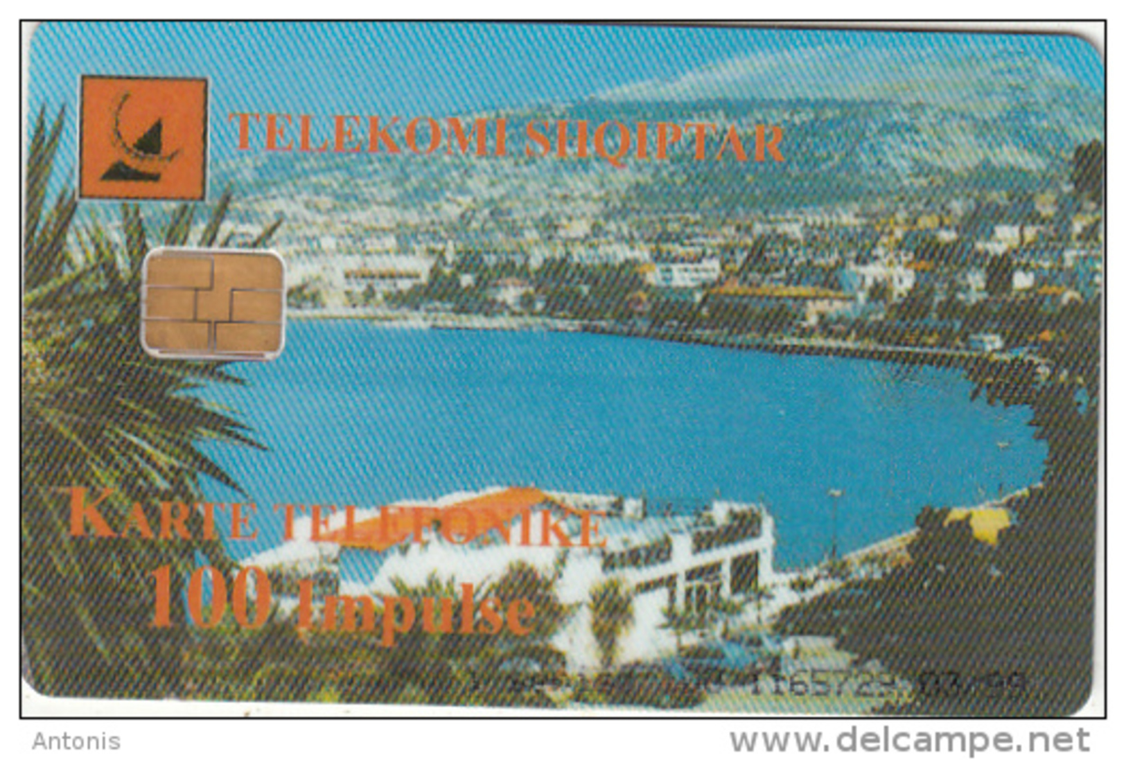 ALBANIA - City View, Albtelecom Telecard 100 Units(black Text), Tirage %90000, 03/99, Used - Albania