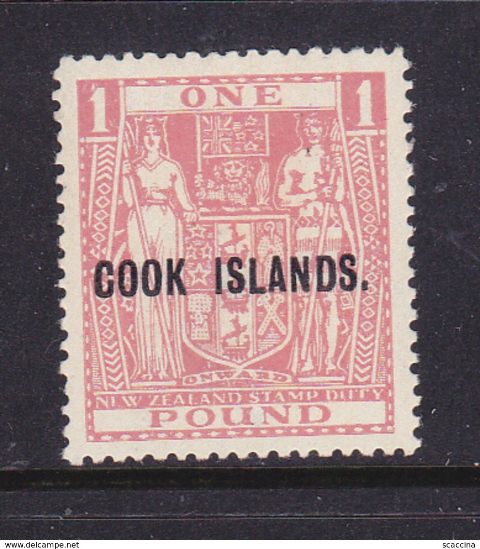 Cook Island  1943 S.Gibbons 125 MNH ** Splendido - Cook