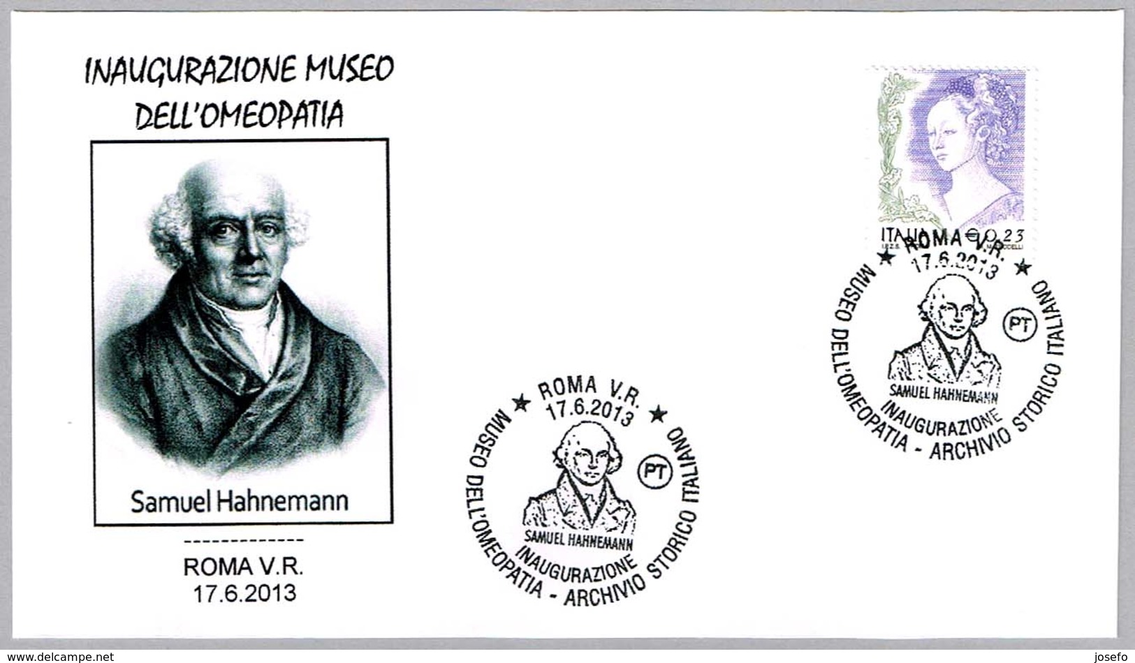 MUSEO DE LA HOMEOPATIA - Museum Of Homeopathy - SAMUEL HAHNEMANN. Roma 2013 - Medicina