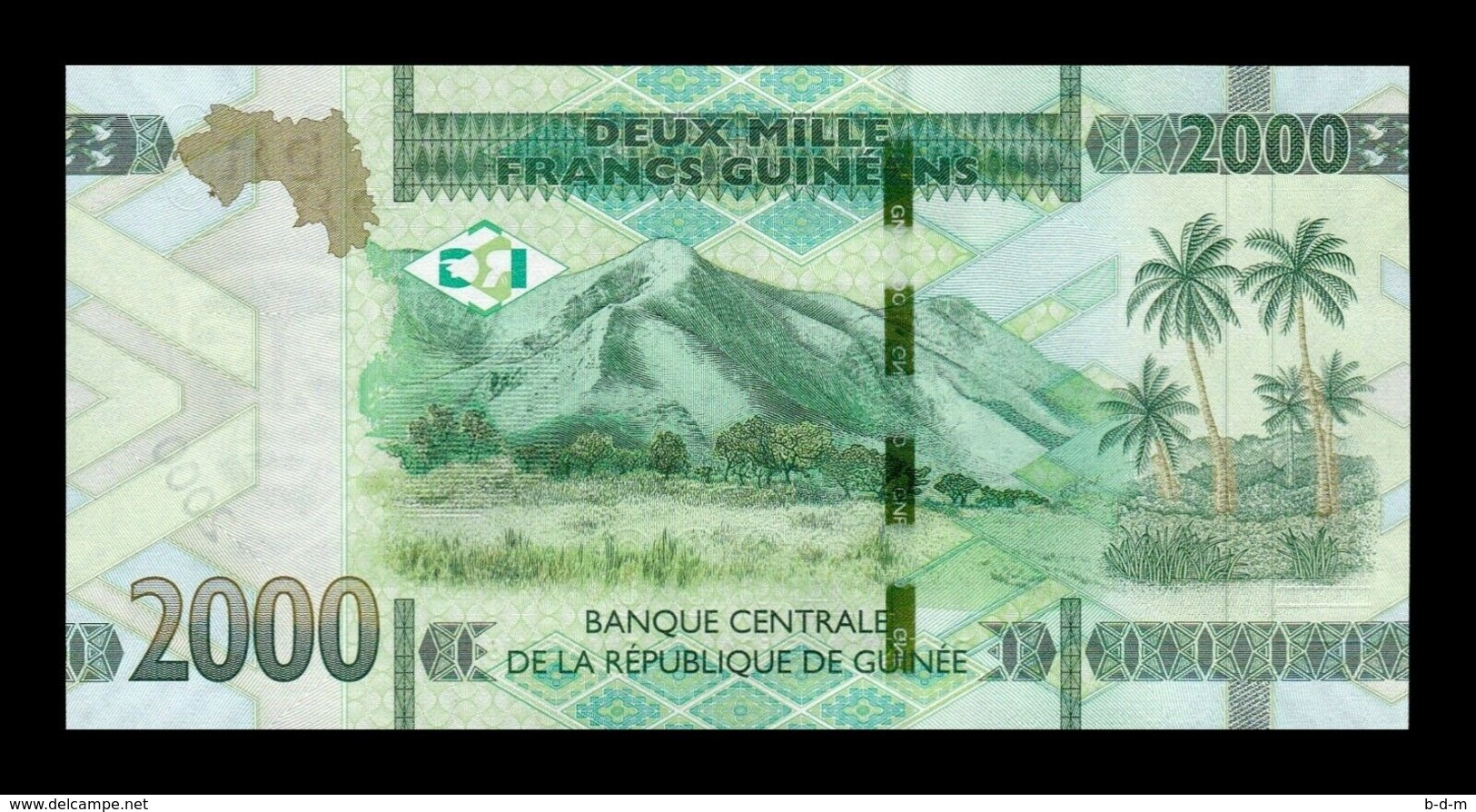 Guinea Lot Bundle 10 Banknotes 2000 Francs 2018 (2019) Pick New SC UNC - Guinée