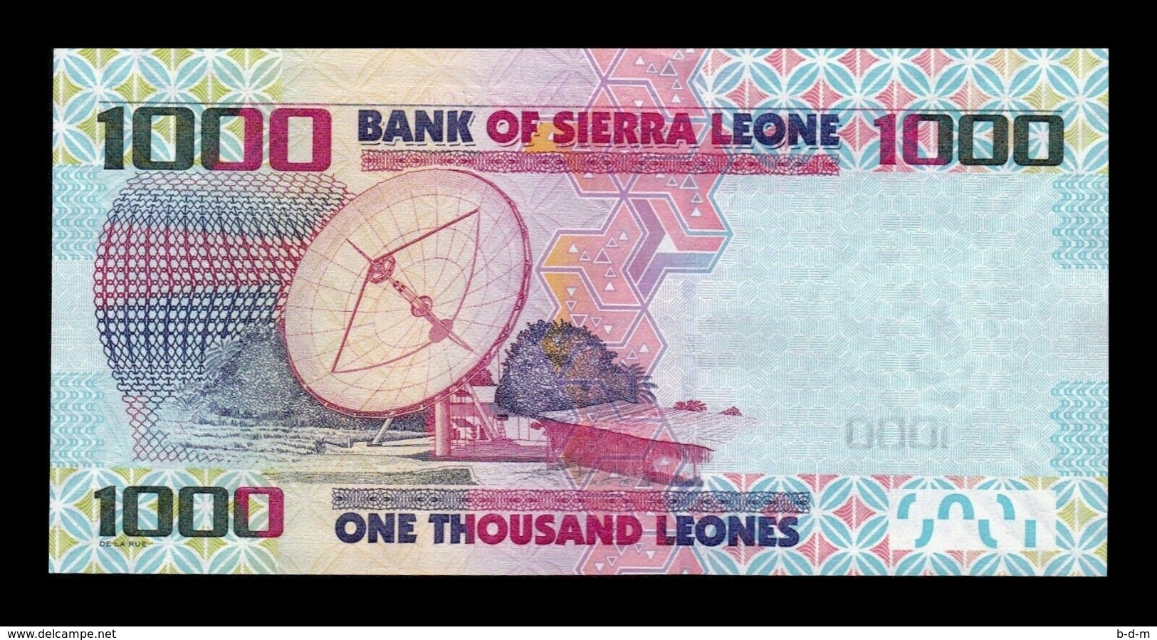 Sierra Leona Leone Lot Bundle 5 Banknotes 1000 Leones 2013 Pick 30b SC UNC - Sierra Leona