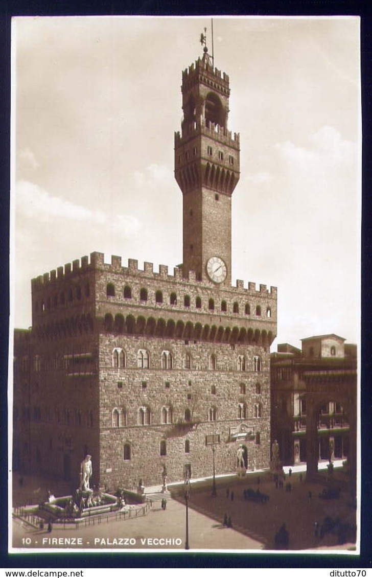 Firenze - Palazzo Vecchio - Formato Piccolo Non Viaggiata – E 12 - Firenze