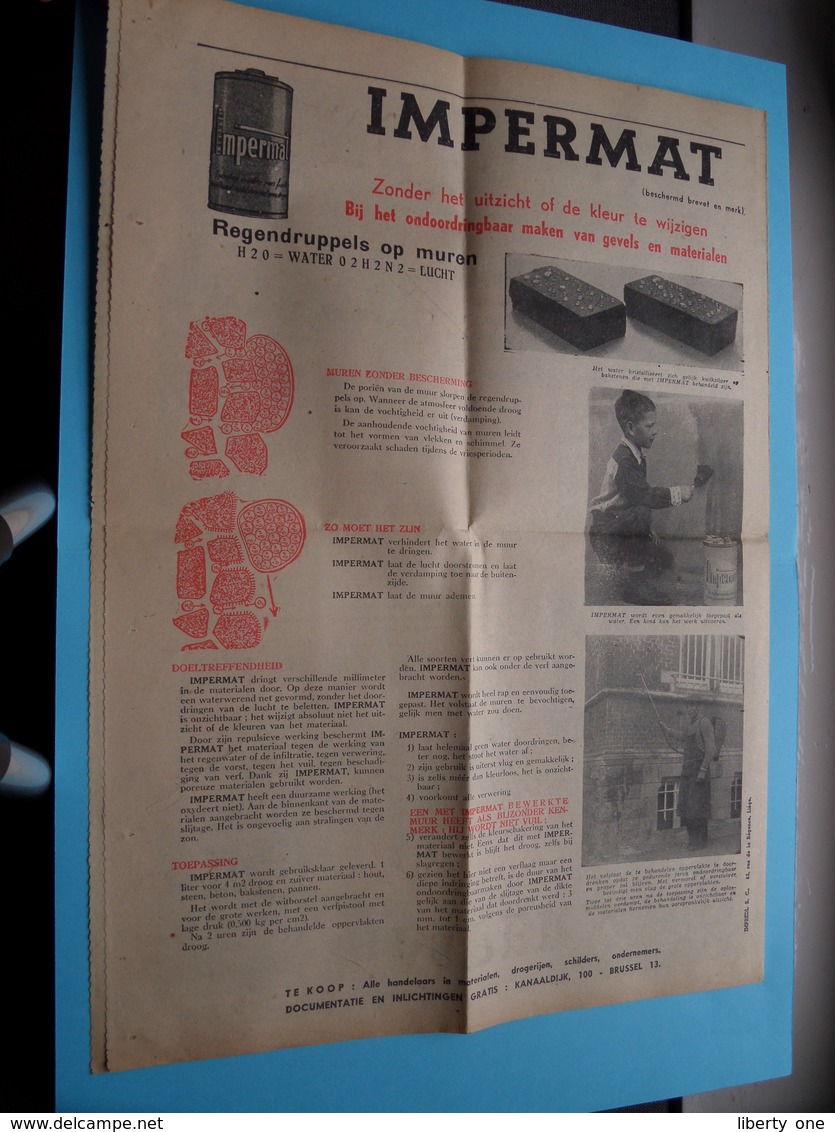 RUTEX Juni 1958 ( Zie / Voir Photo - Edit. : Impredi Liège ) Folder / Depliant ! - Publicidad