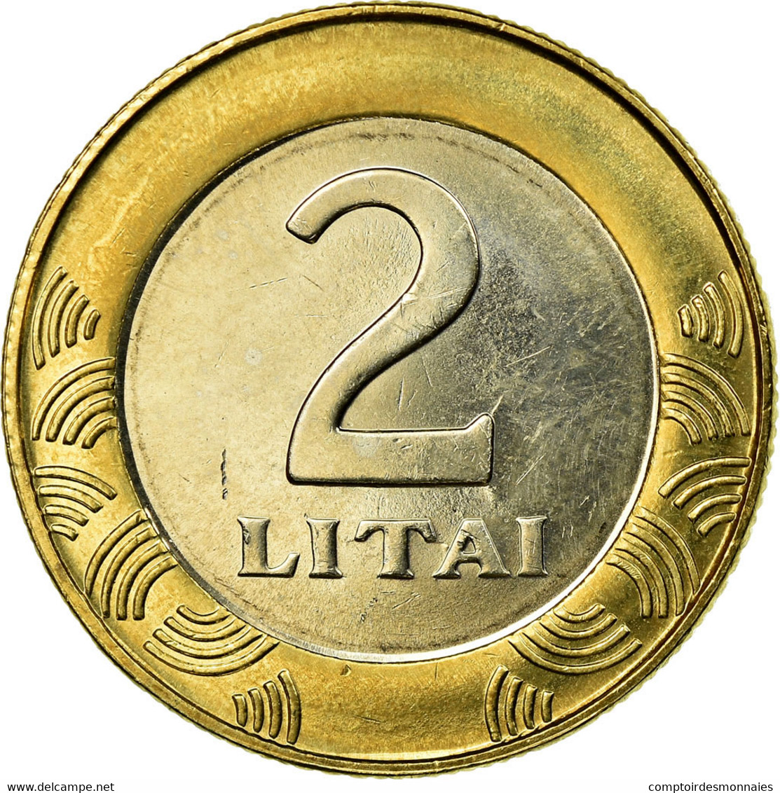 Monnaie, Lithuania, 2 Litai, 2008, TTB, Bi-Metallic, KM:112 - Litouwen