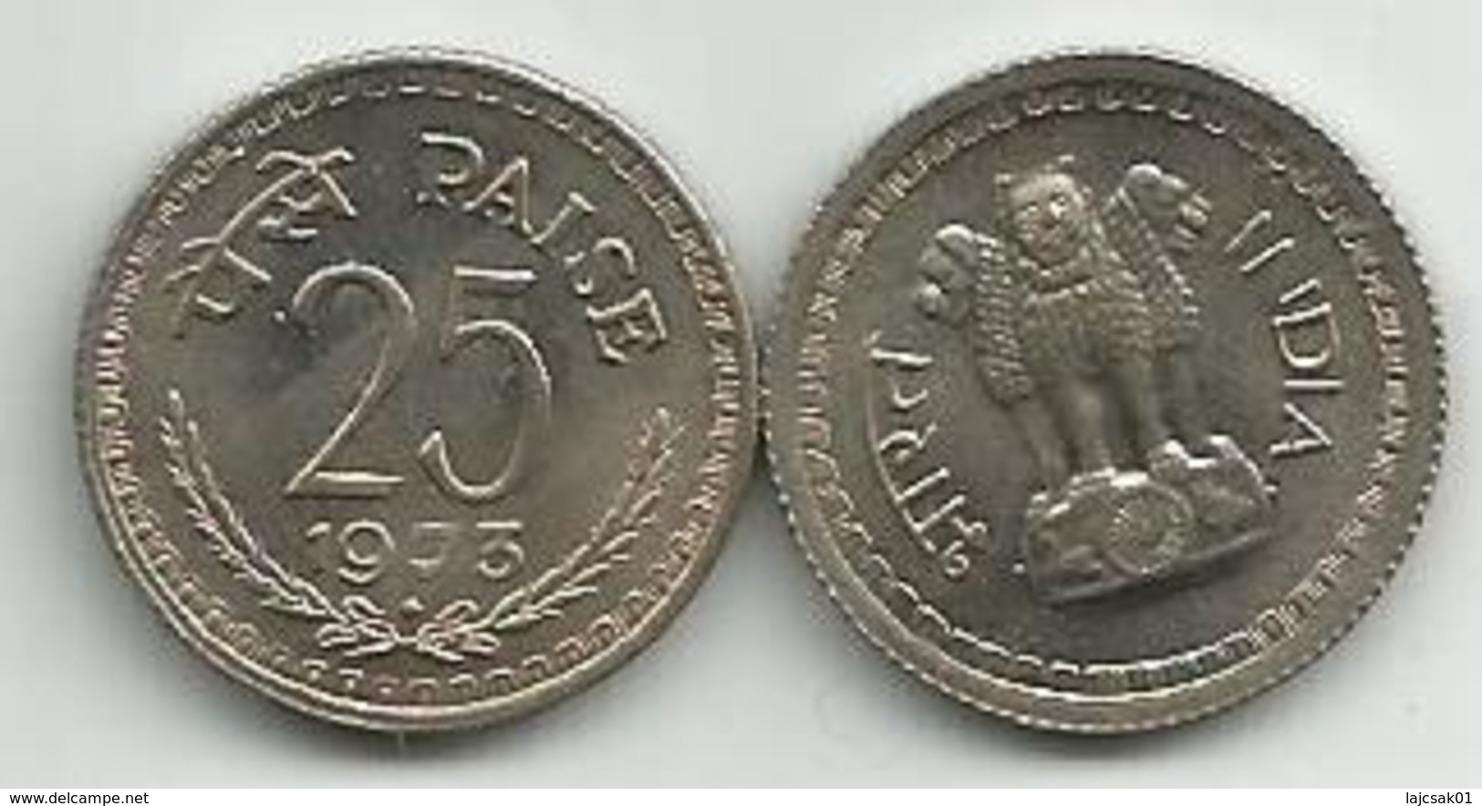 India 25 Paise 1973. - Inde
