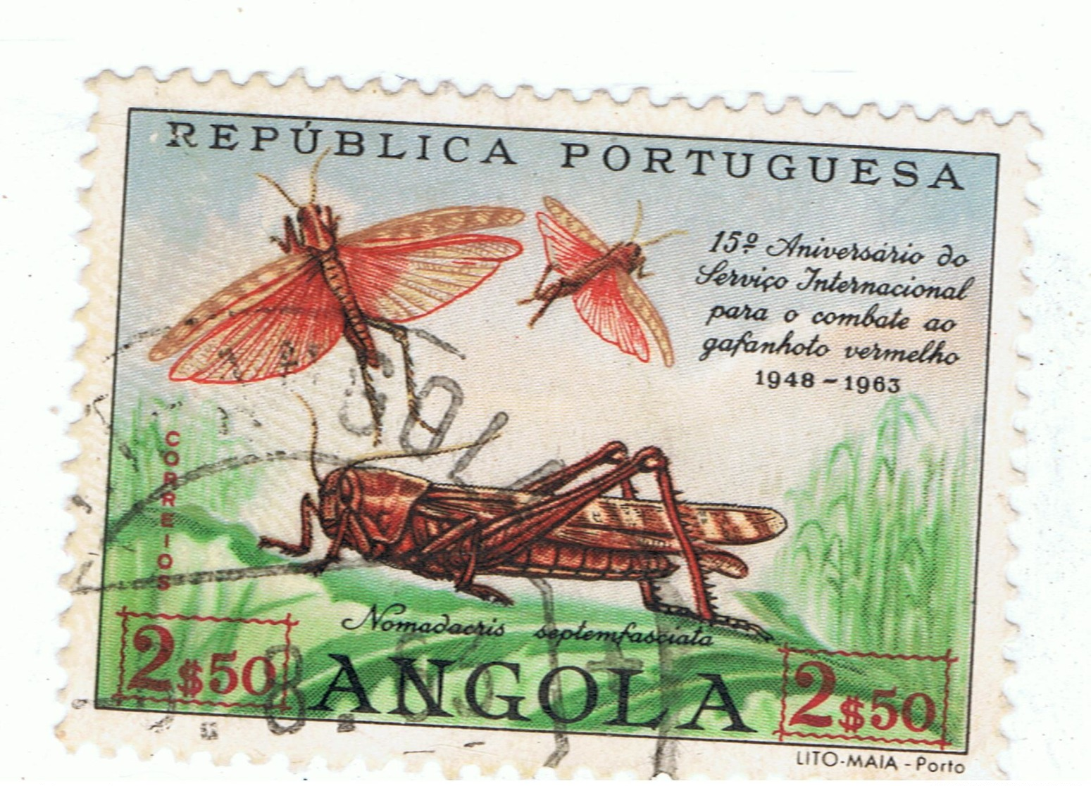 ANGOLA»1963»MICHEL AO 468»USED - Angola