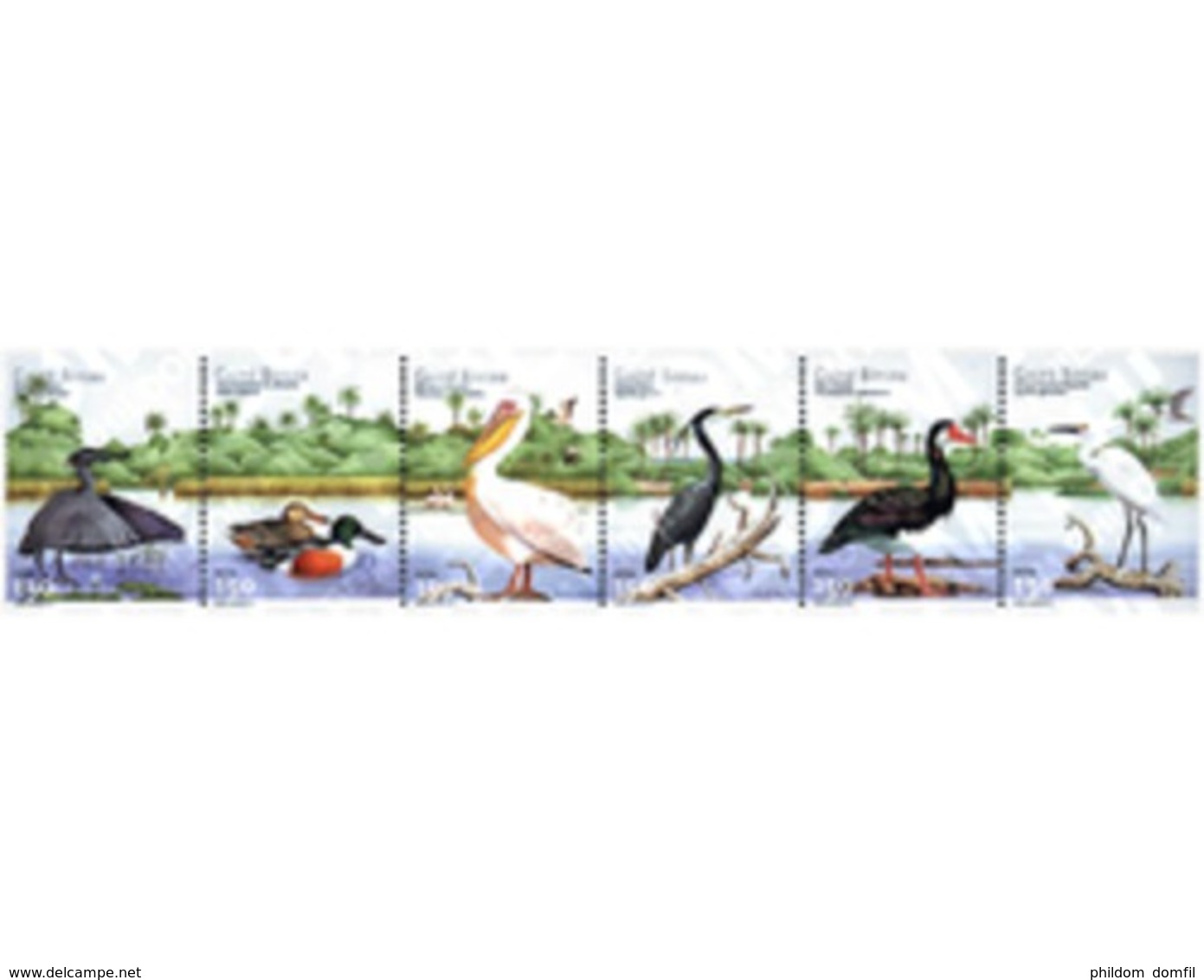 Ref. 148421 * MNH * - GUINEA BISSAU. 2001. BIRDS . AVES - Guinea-Bissau