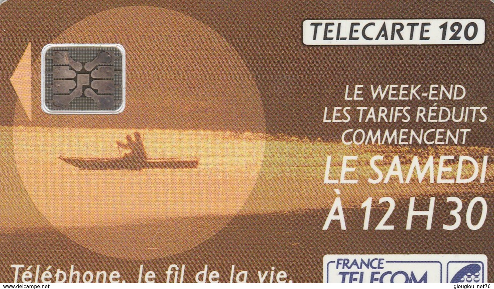 TELECARTE 120... TELEPHONE,LE FIL DE LA VIE - 120 Unités 