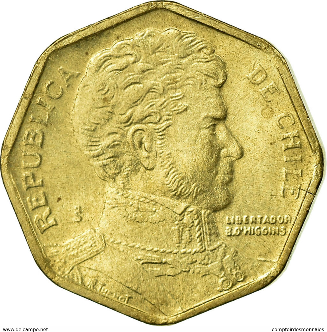 Monnaie, Chile, 5 Pesos, 2005, Santiago, TTB, Aluminum-Bronze, KM:232 - Chile