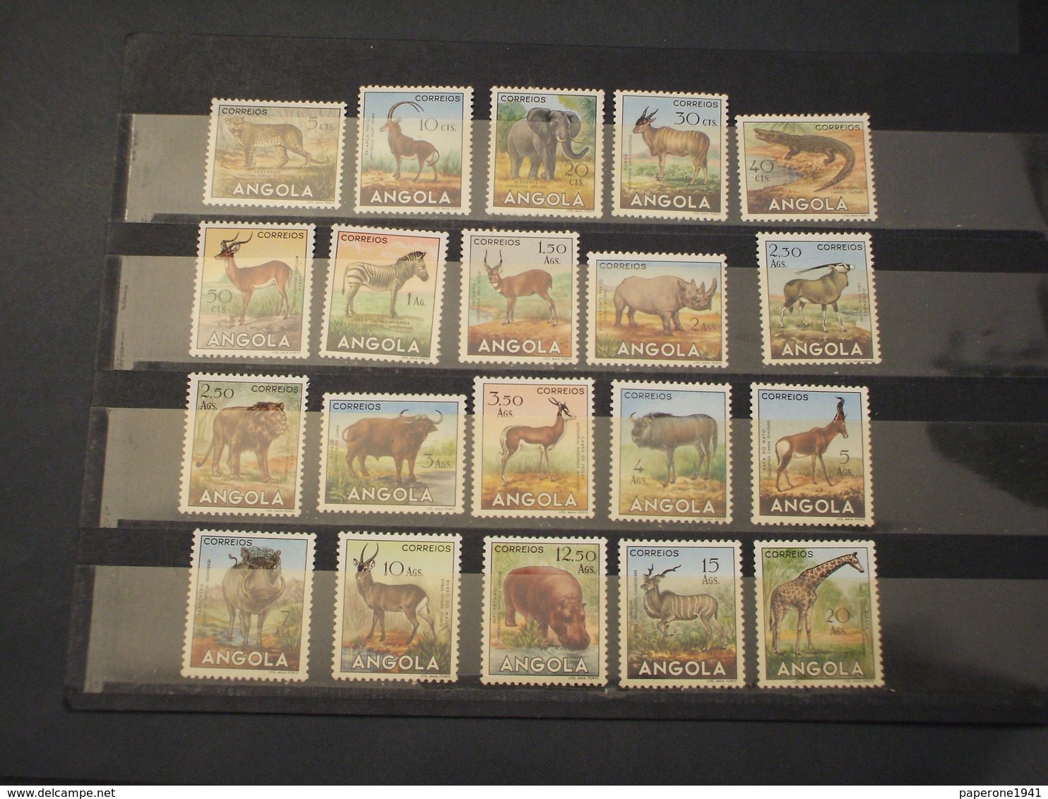 ANGOLA - 1953 FAUNA 20 VALORI - NUOVI(++) - Angola